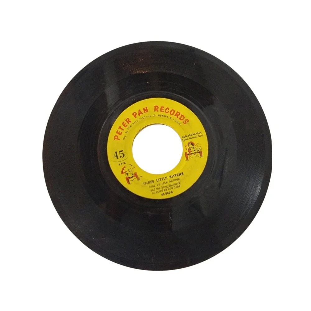 5 Vintage Peter Pan Records 45 RPM Vinyl Record Snow White,Jack & Jill,Frosty - Picture 3 of 6